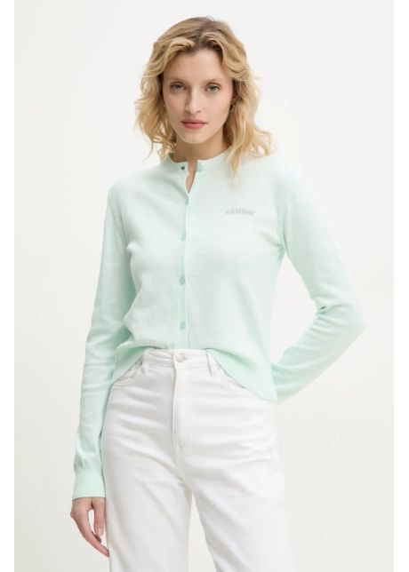 2ndday cardigan din amestec de lana vinny femei culoarea turcoaz light 2252341408