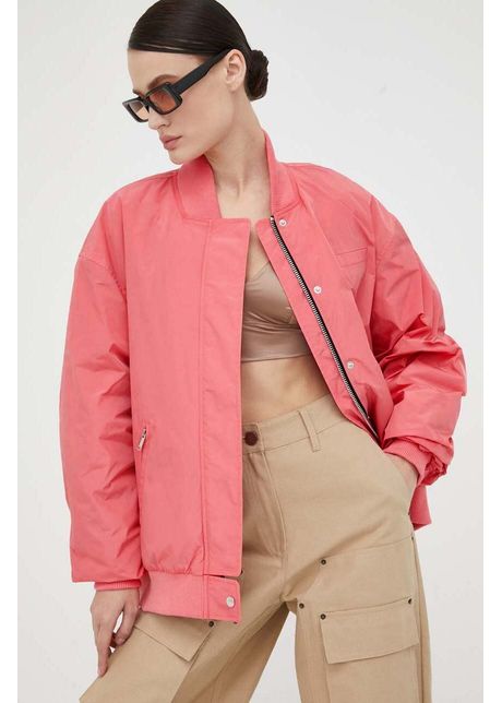 2ndday geaca femei culoarea roz de tranzitie oversize
