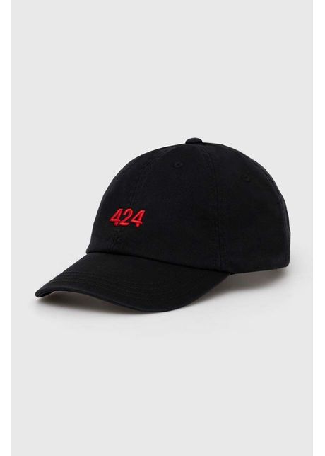 424 apc de baseball din bumbac culoarea negru cu imprimeu 35424l01 236585