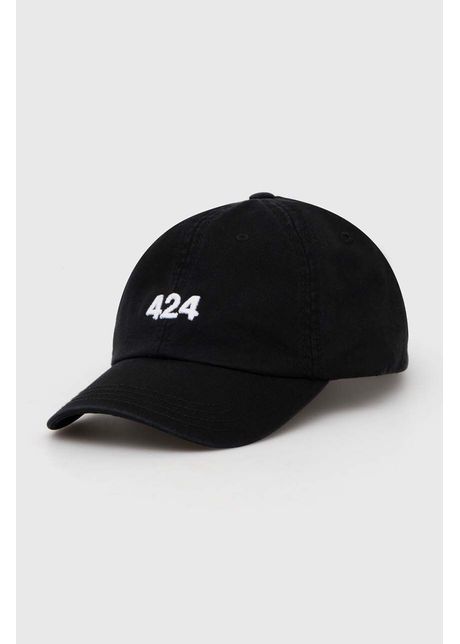 424 apc de baseball din bumbac culoarea negru cu imprimeu 35424l02 236585