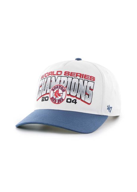 47 brand apc de baseball din bumbac mlb boston red sox culoarea alb cu imprimeu bcws archh02ctp wh04