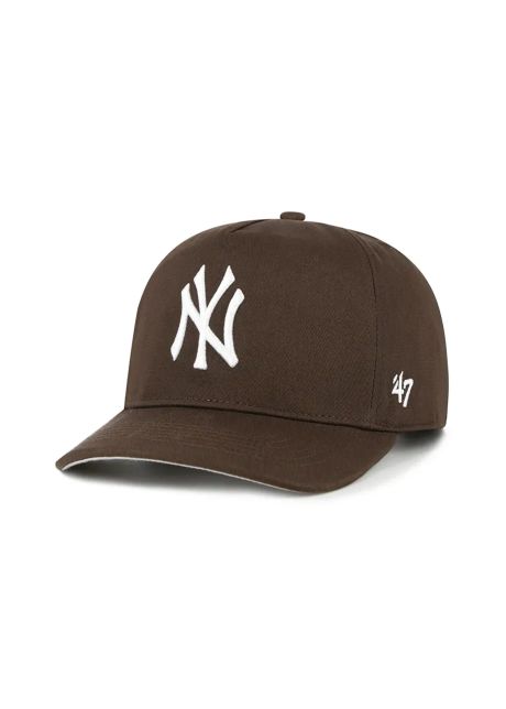 47 brand apc de baseball din bumbac mlb new york yankees culoarea maro uni b fhtch17gwp bw
