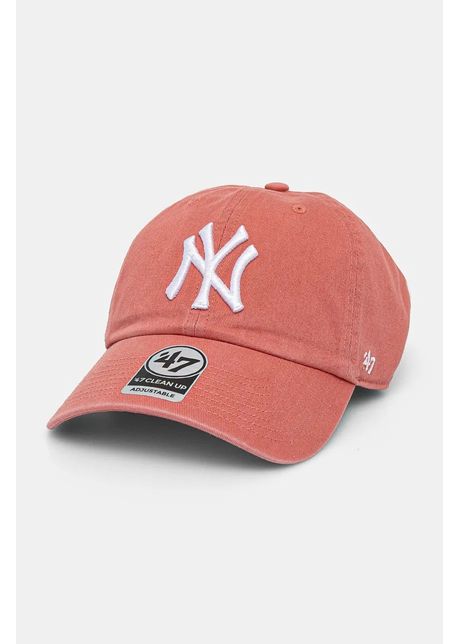 47 brand apc de baseball din bumbac mlb new york yankees culoarea roz cu imprimeu b rgw17gws ir