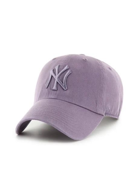 47 brand apc de baseball din bumbac mlb new york yankees culoarea violet uni b rgw17gws ii