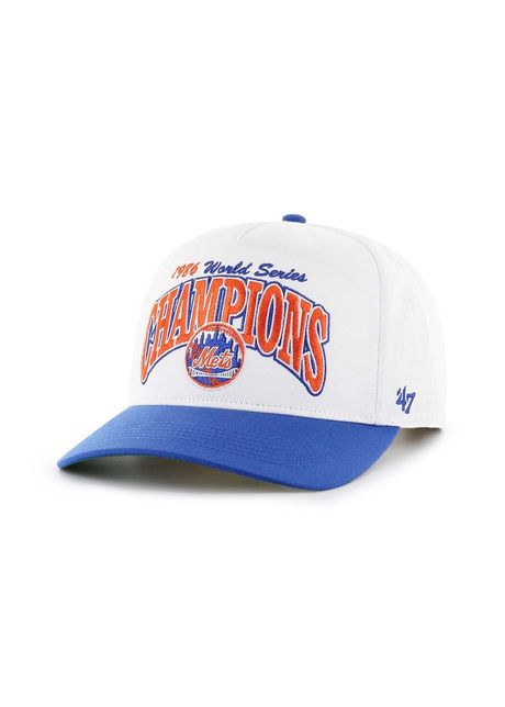47 brand apc din amestec de l n mlb new york mets culoarea alb cu imprimeu bcws archh16ctp wh86
