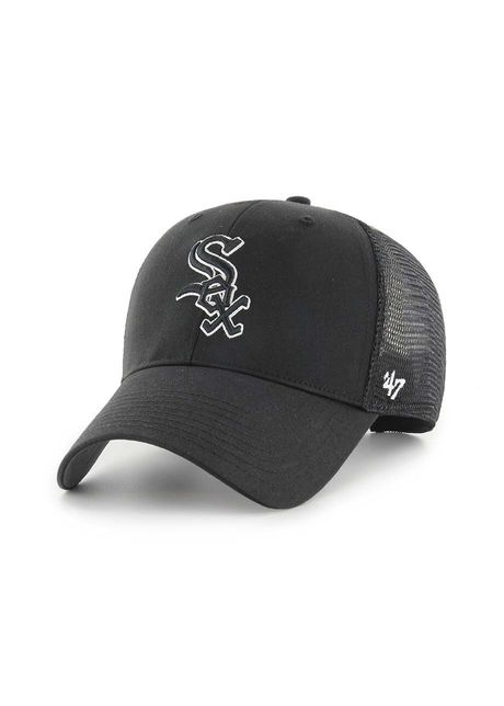 47 brand sapca mlb chicago white sox culoarea negru cu imprimeu b brans06ctp bkc