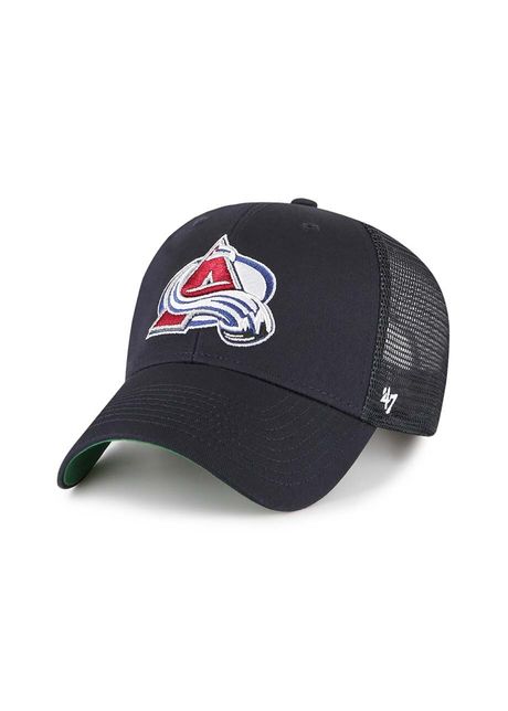 47 brand sapca nhl colorado avalanche culoarea albastru marin cu imprimeu h brans16ctp ny