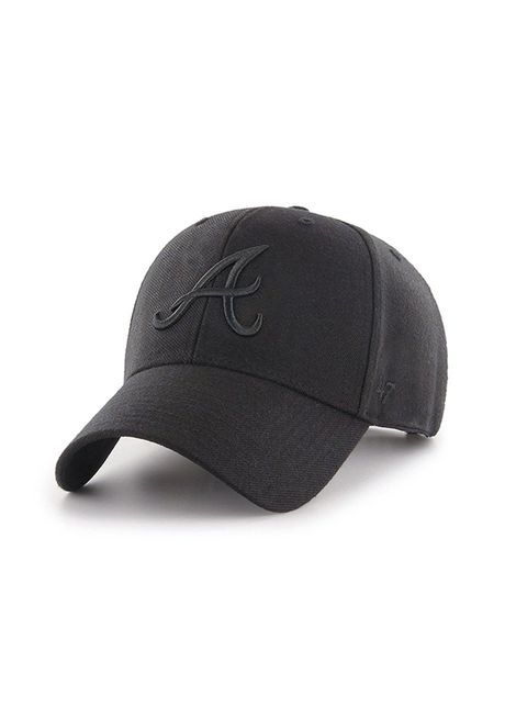 47brand apc mlb atlanta braves culoarea negru cu imprimeu