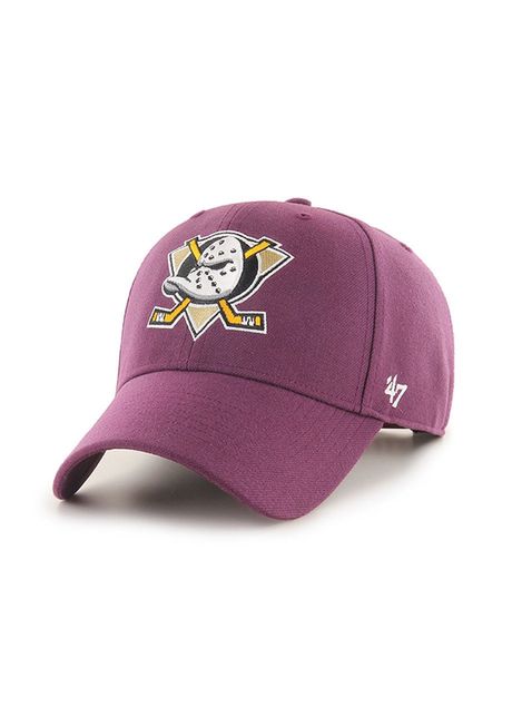 47brand apc nhl anaheim ducks culoarea violet cu imprimeu