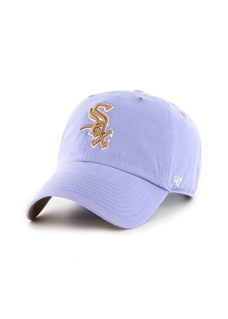 47brand sapca mlb chicago white sox culoarea violet cu imprimeu