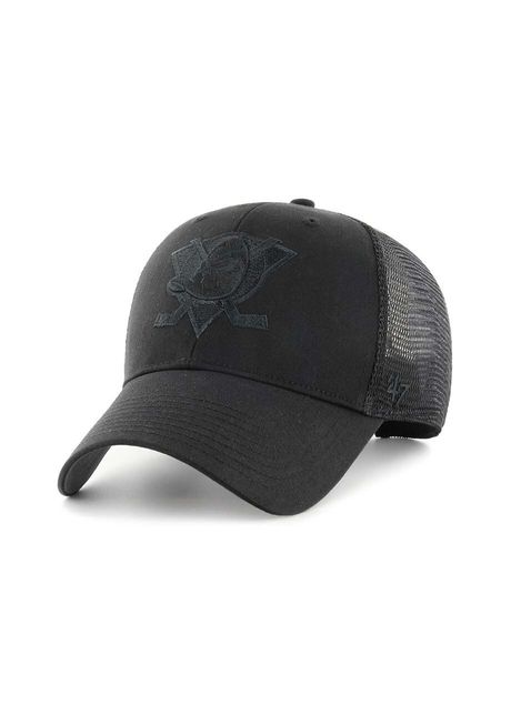 47brand sapca nhl anaheim ducks culoarea negru cu imprimeu