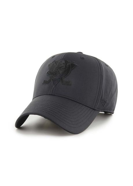 47brand sapca nhl anaheim ducks culoarea negru cu imprimeu
