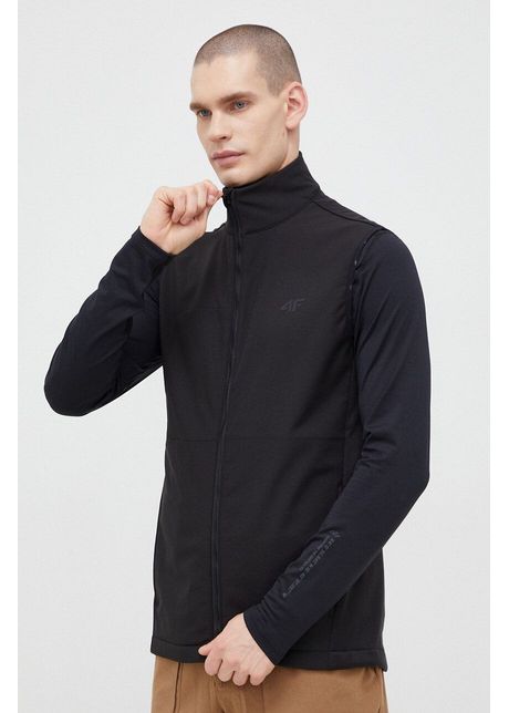 4f vesta sport culoarea negru de tranzitie