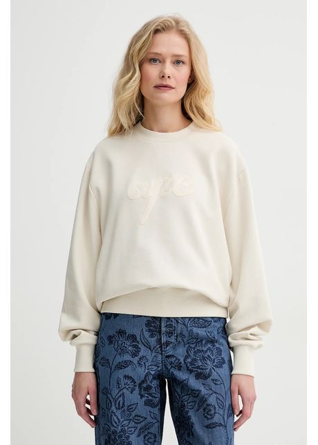 A p c bluz sweat ethan gots femei culoarea bej uni cohgt m27975