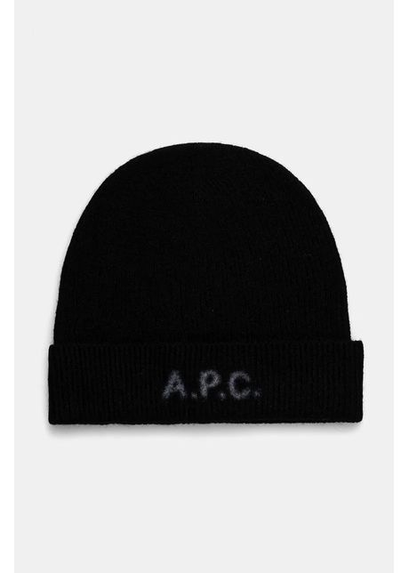 A p c caciula de lana bonnet harry culoarea negru de lana wvbdk m25085