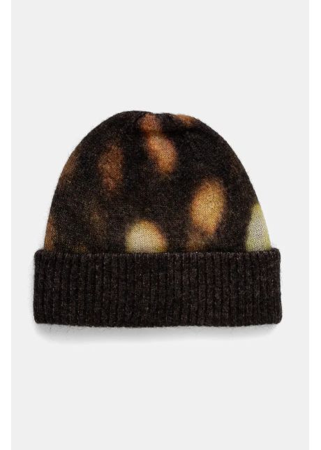A p c caciula de lana bonnet tail culoarea maro de lana woart m25086