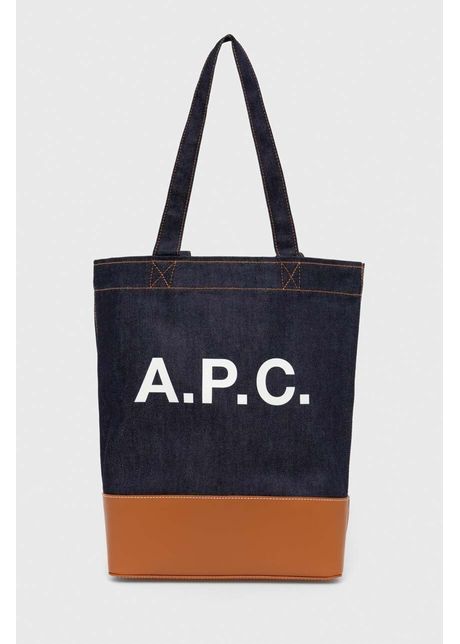 A p c geanta tote axel culoarea maro coddp m61444