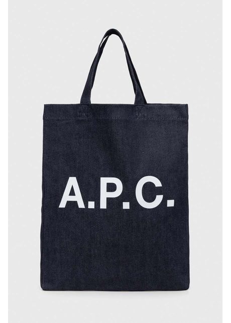 A p c geanta tote lou mini anses culoarea albastru marin cocsx m61569