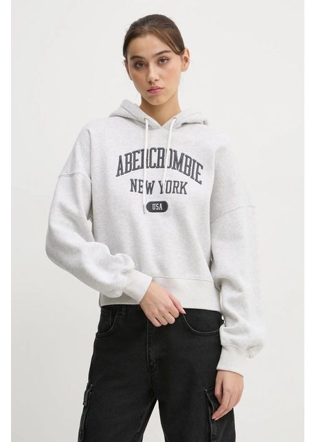Abercrombie fitch bluza femei culoarea gri neted ki152 4201