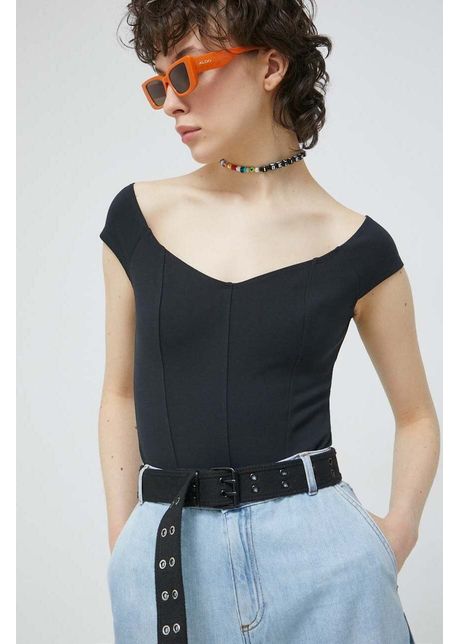 Abercrombie fitch body femei culoarea negru