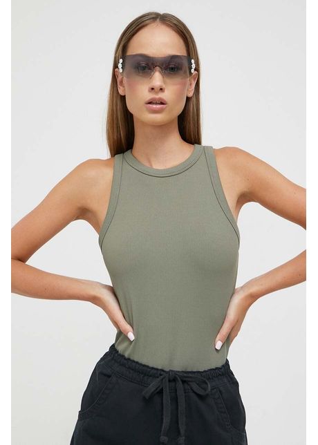 Abercrombie fitch body femei culoarea verde