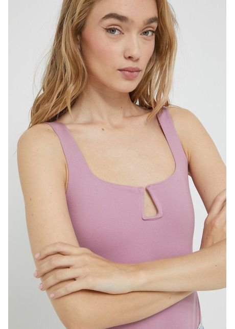 Abercrombie fitch body femei culoarea violet