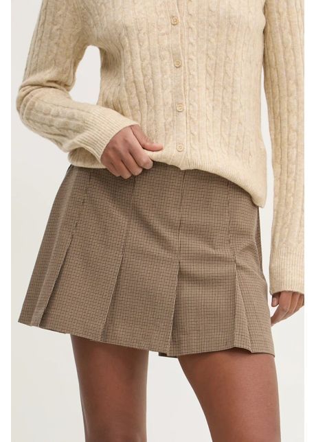 Abercrombie fitch fusta culoarea maro mini drept ki143 4214