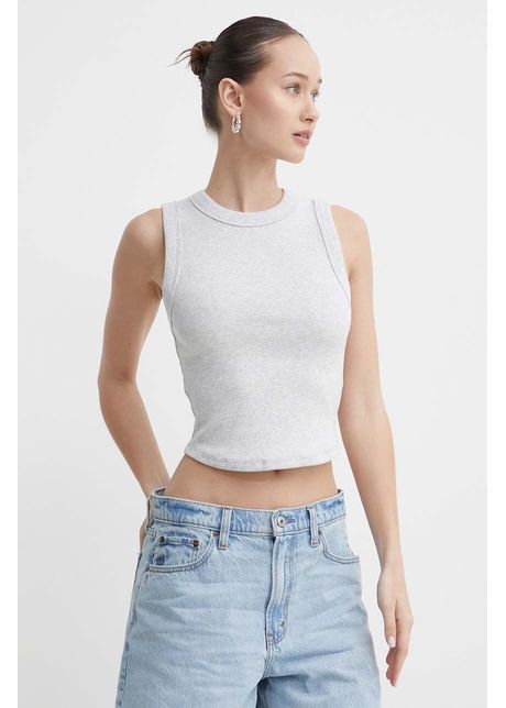 Abercrombie fitch top 4 pack femei culoarea alb