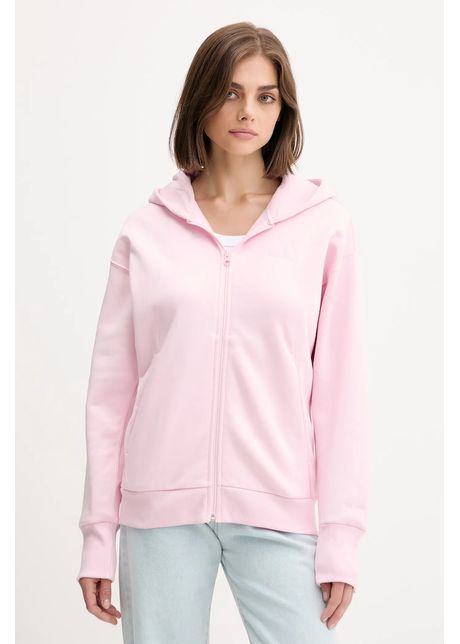 adidas bluză All SZN culoarea roz, cu glugă, cu imprimeu, JV7289