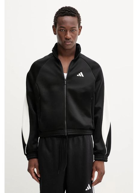 adidas bluză Stadium culoarea negru, uni, JL6886