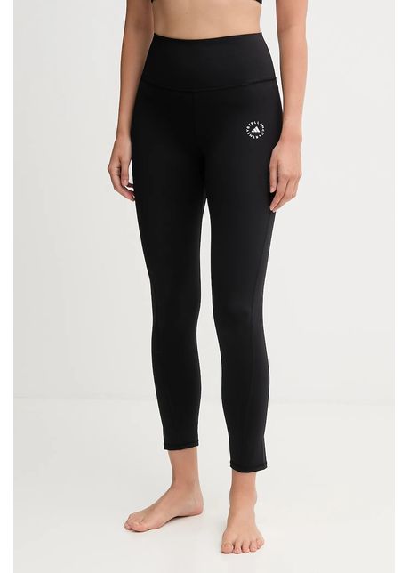adidas by Stella McCartney jambiere de yoga culoarea negru, uni, JW2000