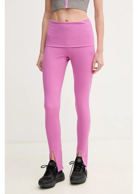 Adidas by stella mccartney leggins de antrenament culoarea violet neted jj1629
