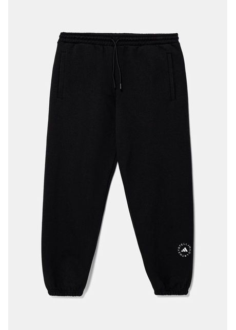 Adidas by stella mccartney pantaloni de trening culoarea negru cu imprimeu iw6320