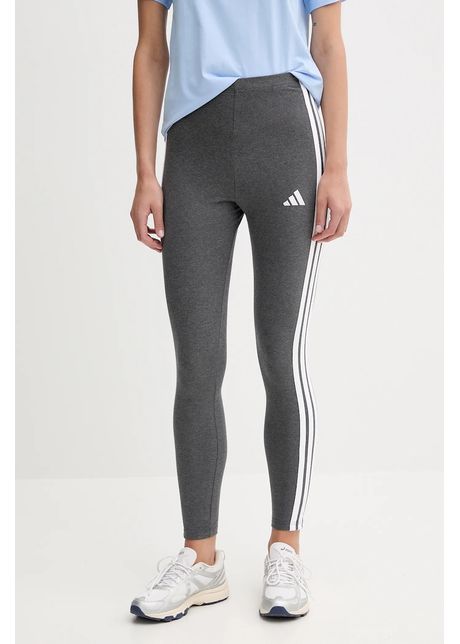 Adidas colan i 3 stripes culoarea gri cu imprimeu jz3299