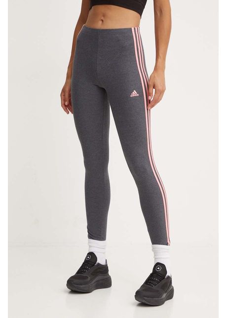 Adidas colanti essentials femei culoarea gri cu imprimeu iy4247