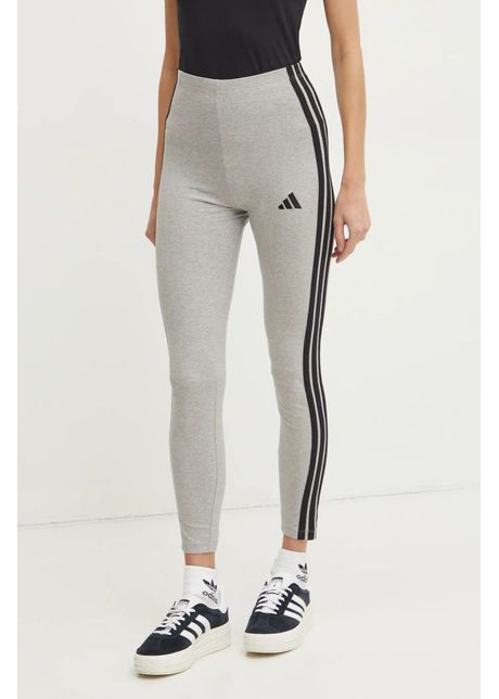 Adidas colanti essentials femei culoarea gri melanj je0068