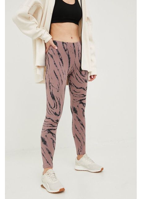 Adidas colanti femei culoarea violet modelator