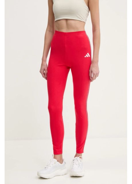 Adidas colanti w cb color pop femei culoarea rosu cu imprimeu jd5567