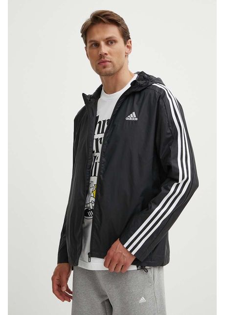 Adidas geaca essentials barbati culoarea negru de tranzitie ib0381