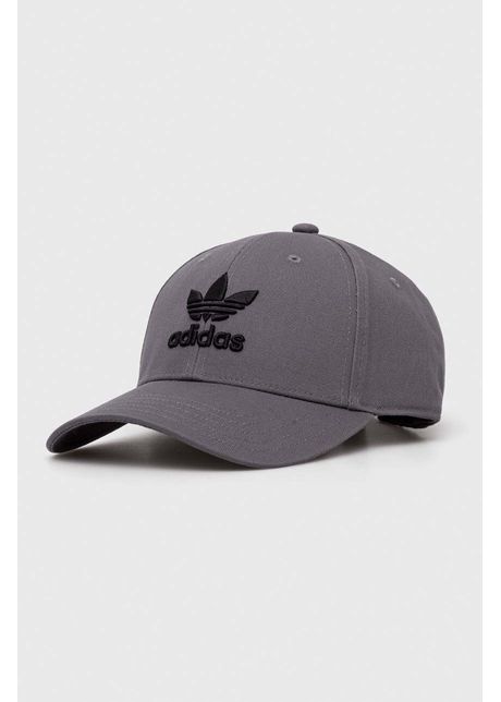 Adidas originals apc de baseball din bumbac culoarea gri cu imprimeu il4844