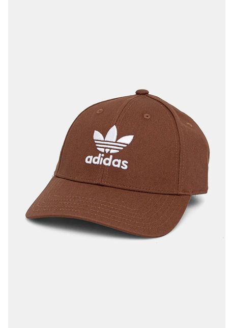 Adidas originals apc de baseball din bumbac culoarea maro cu imprimeu ix7572