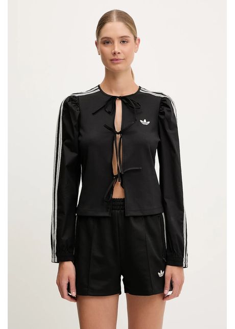 Adidas originals bluz blouse culoarea negru cu imprimeu kc0762