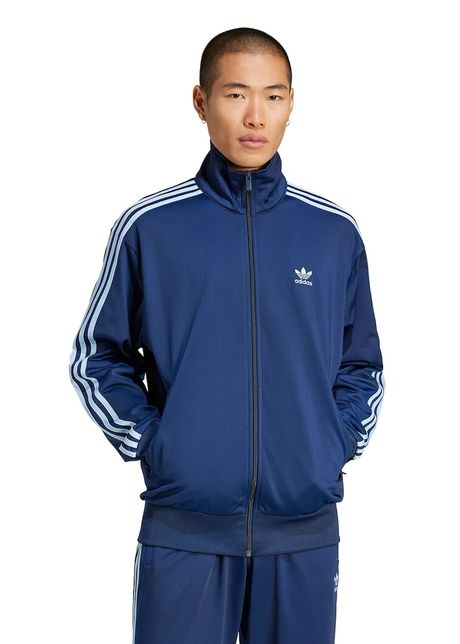 Adidas originals bluz firebird tracktop b rba i culoarea bleumarin cu imprimeu jp2544