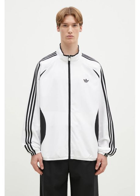Adidas originals bluza teamgeist tracktop barbati culoarea alb modelator jp1116