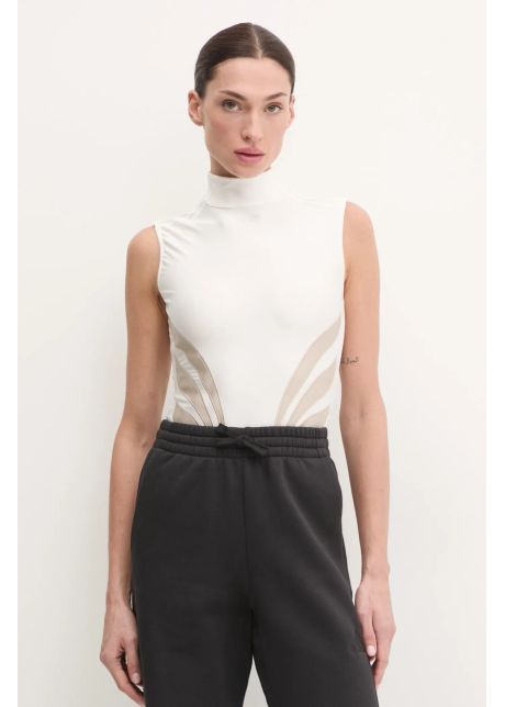 Adidas originals body femei culoarea bej cu turtleneck iz4945