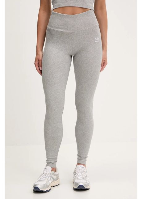 Adidas originals leggings essential culoarea gri uni iy9646
