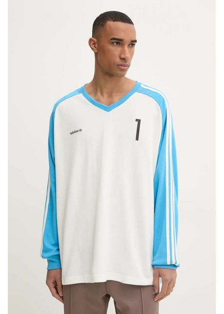 Adidas originals longsleeve jersey barbati culoarea bej modelator jc8374