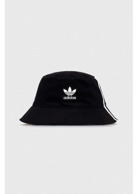 Adidas originals palarie din bumbac culoarea negru bumbac