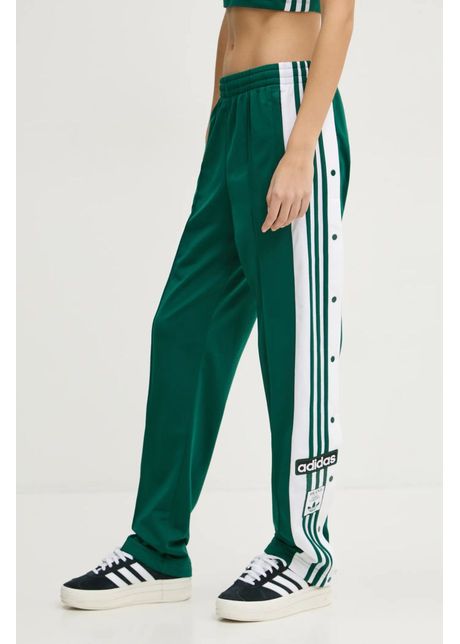 Adidas originals pantaloni adibreak femei culoarea verde modelator jd0852