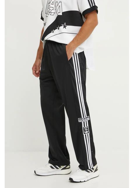 Adidas originals pantaloni de trening adibreak culoarea negru cu imprimeu iw3482